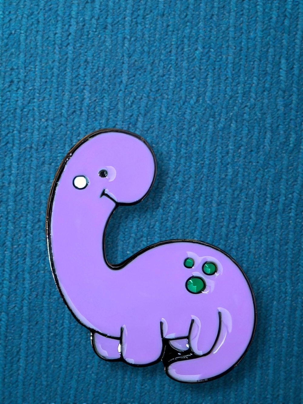 Kids Purple Dinosaur Enamel Pin